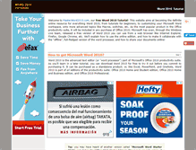 Tablet Screenshot of freemicrosoftword2010tutorials.com